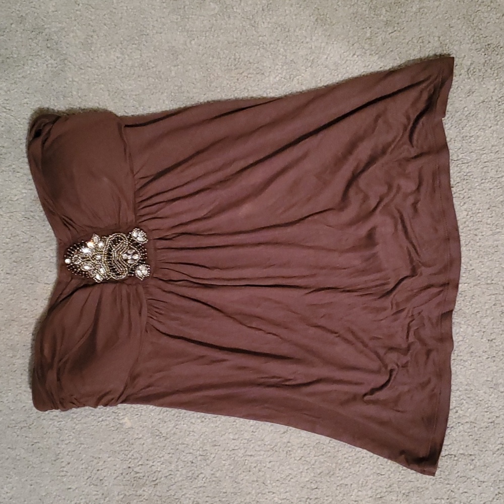 Candies strapless top. Size Large